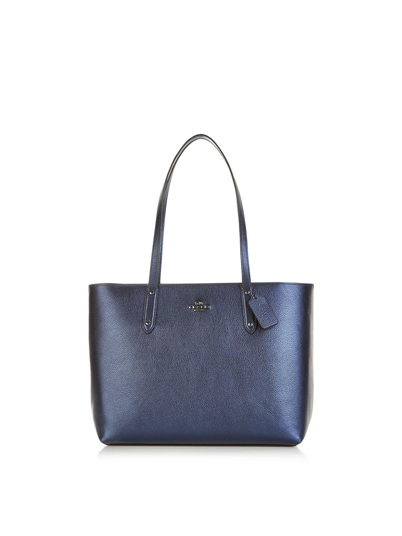 coach metallic tote bag