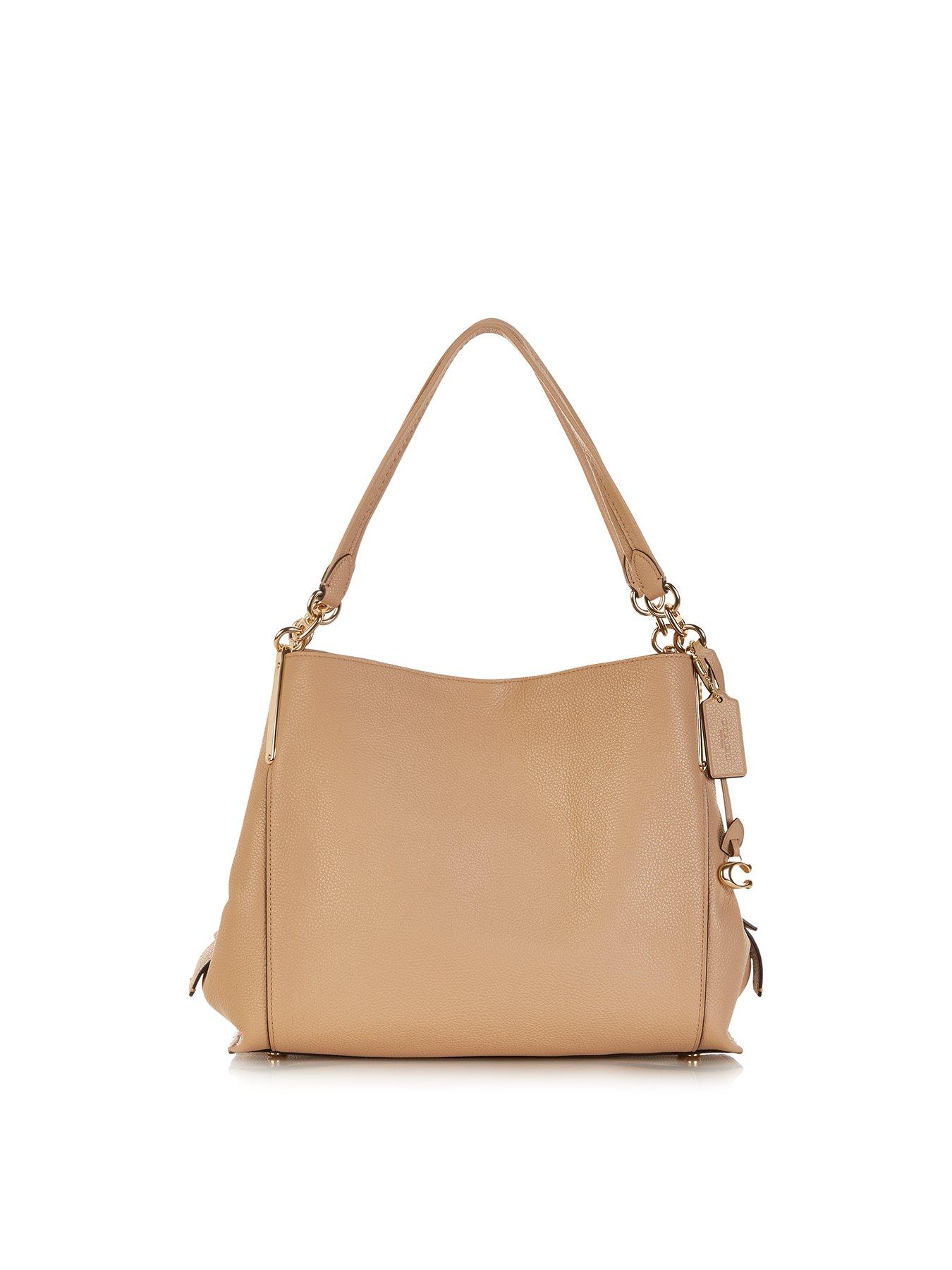 coach cream shoulder bag