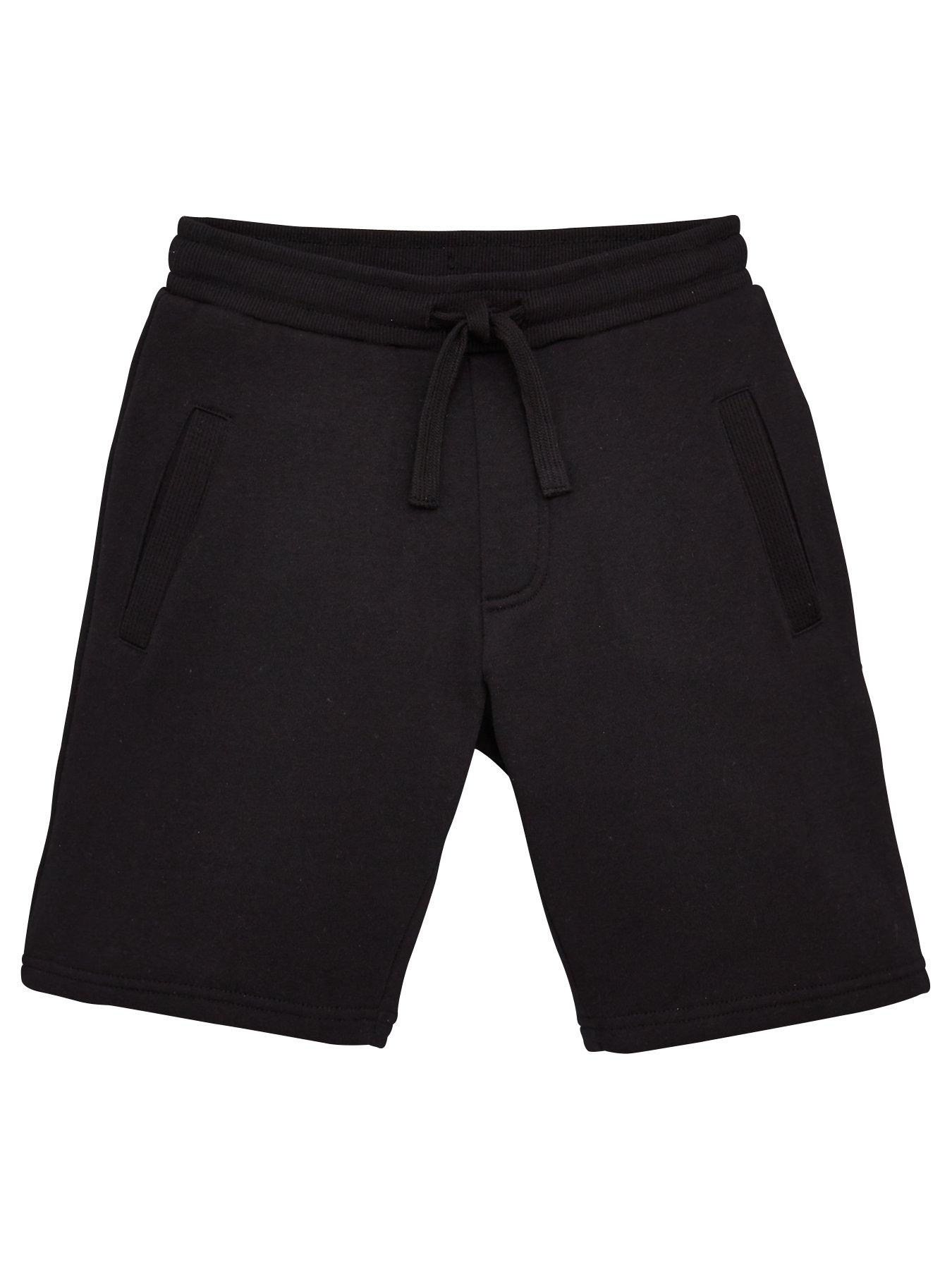 Everyday Boys Cotton Rich Essential Jogger Shorts 2 Pack Black
