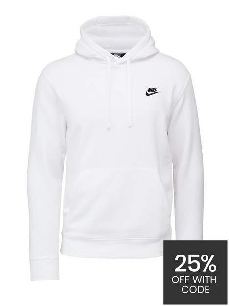 nike-sportswear-club-fleece-overhead-hoodie-whiteblack
