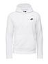  image of nike-sportswear-club-fleece-overhead-hoodie-whiteblack
