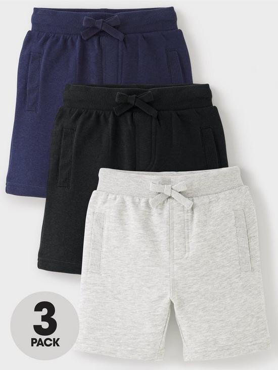 front image of v-by-very-boys-essentials-3-pack-jog-shorts-multi