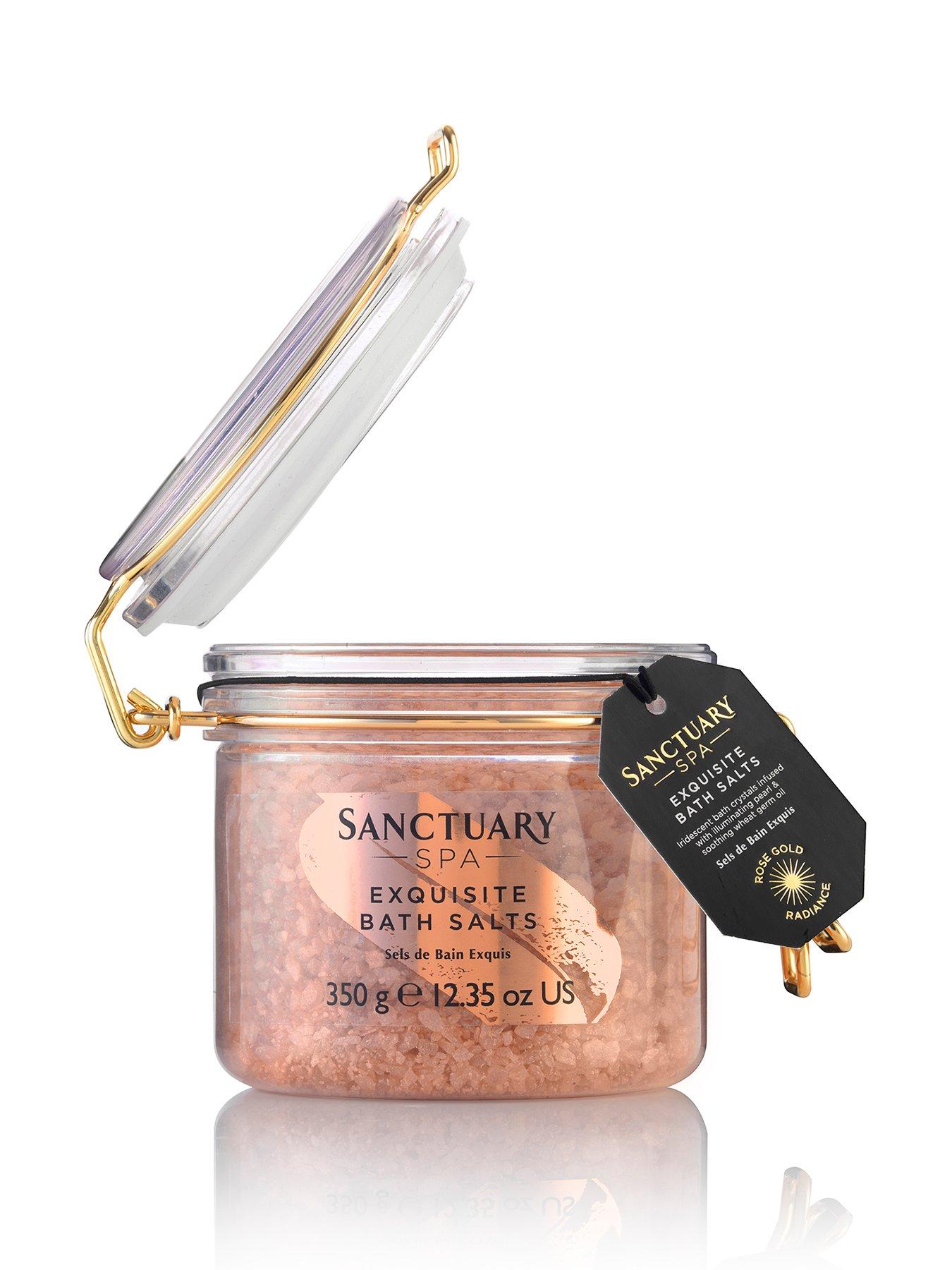Sanctuary Spa Rose Gold Radiance Bath Salts 350g very.co.uk