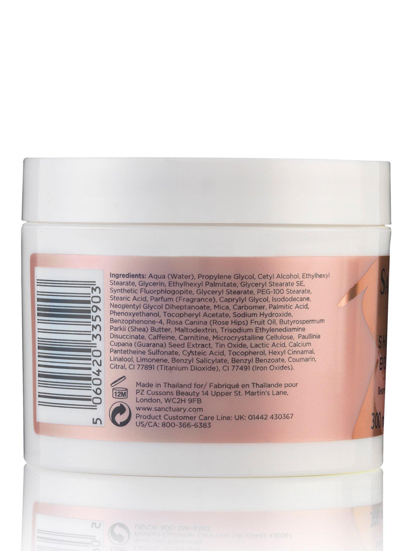 Sanctuary Spa Rose Gold Radiance Shimmer Luxe Body Butter 300ml very
