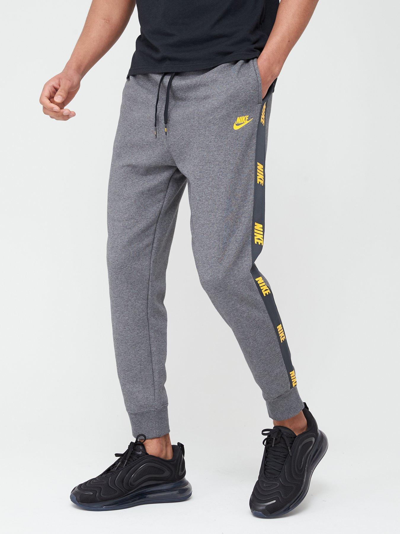 grey nike hybrid joggers