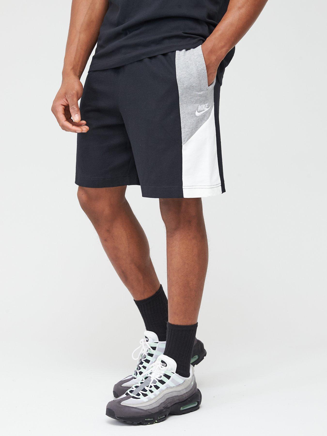 nike jersey shorts grey