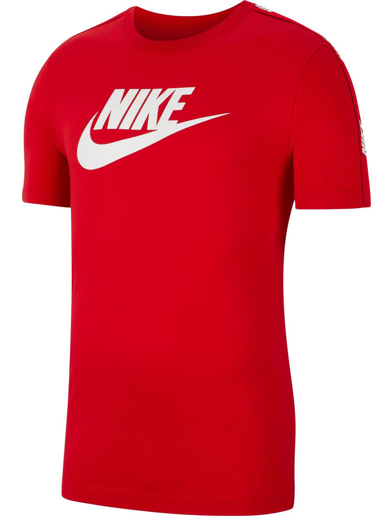 red nike t shirt