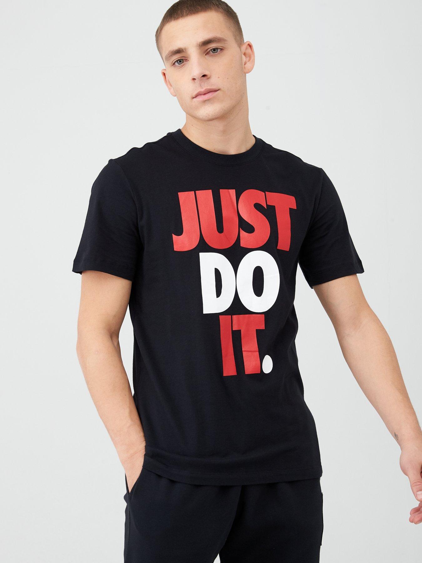 just do it black t shirt