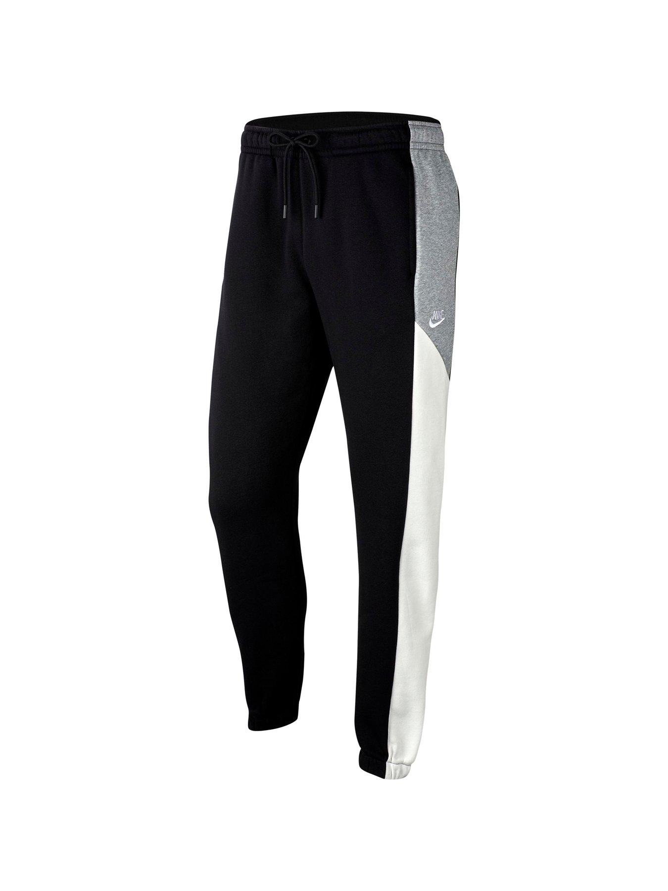 nike swoosh colour block fleece pants