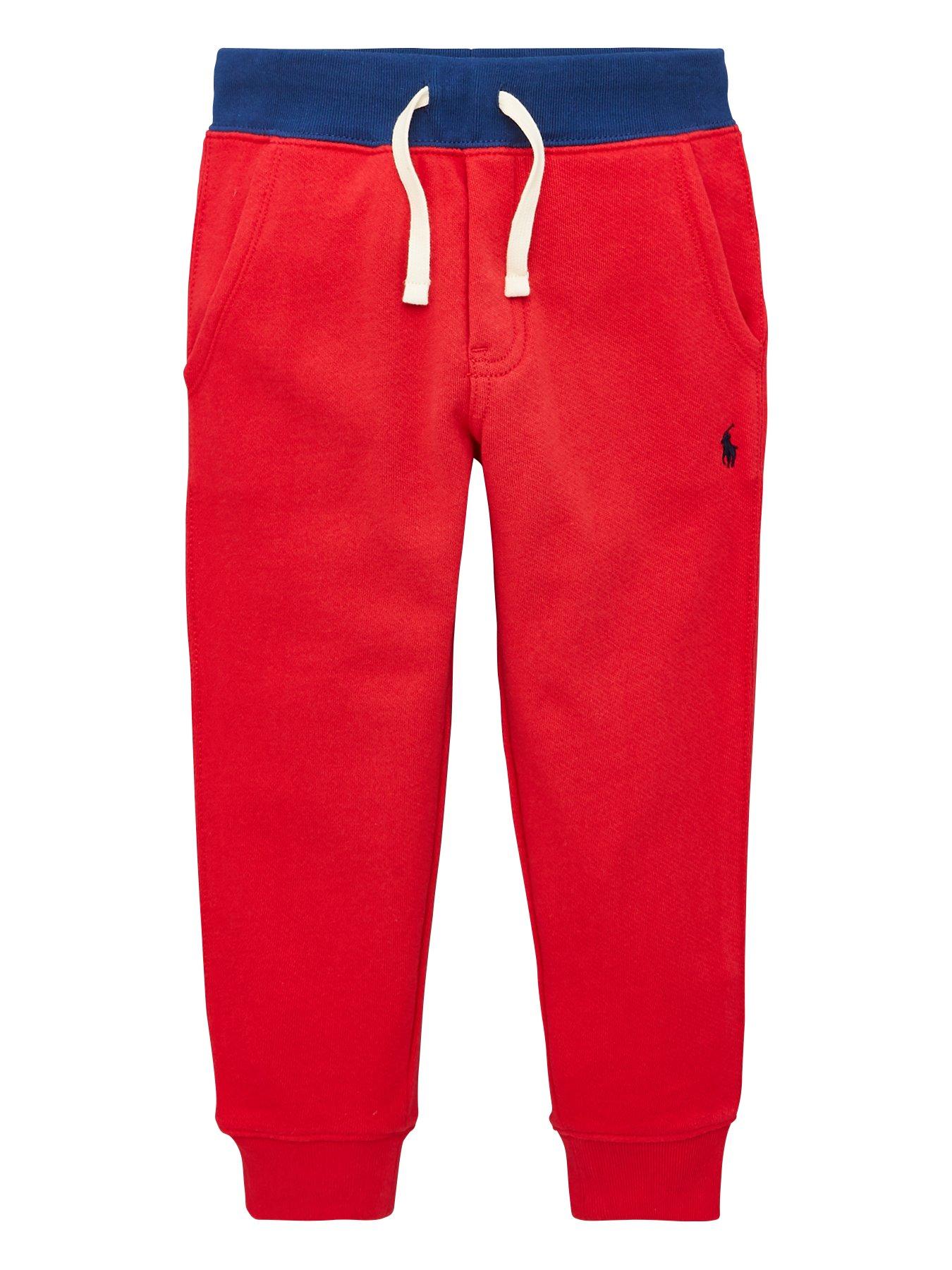 red jogging bottoms childrens