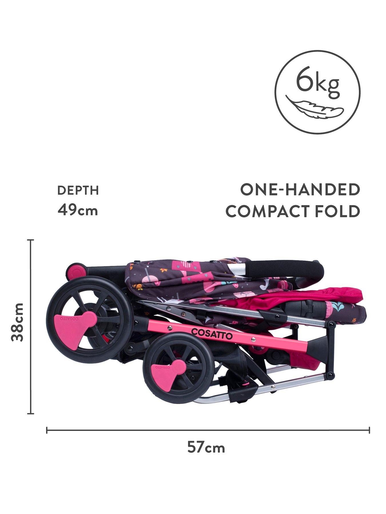 cosatto woosh dimensions folded