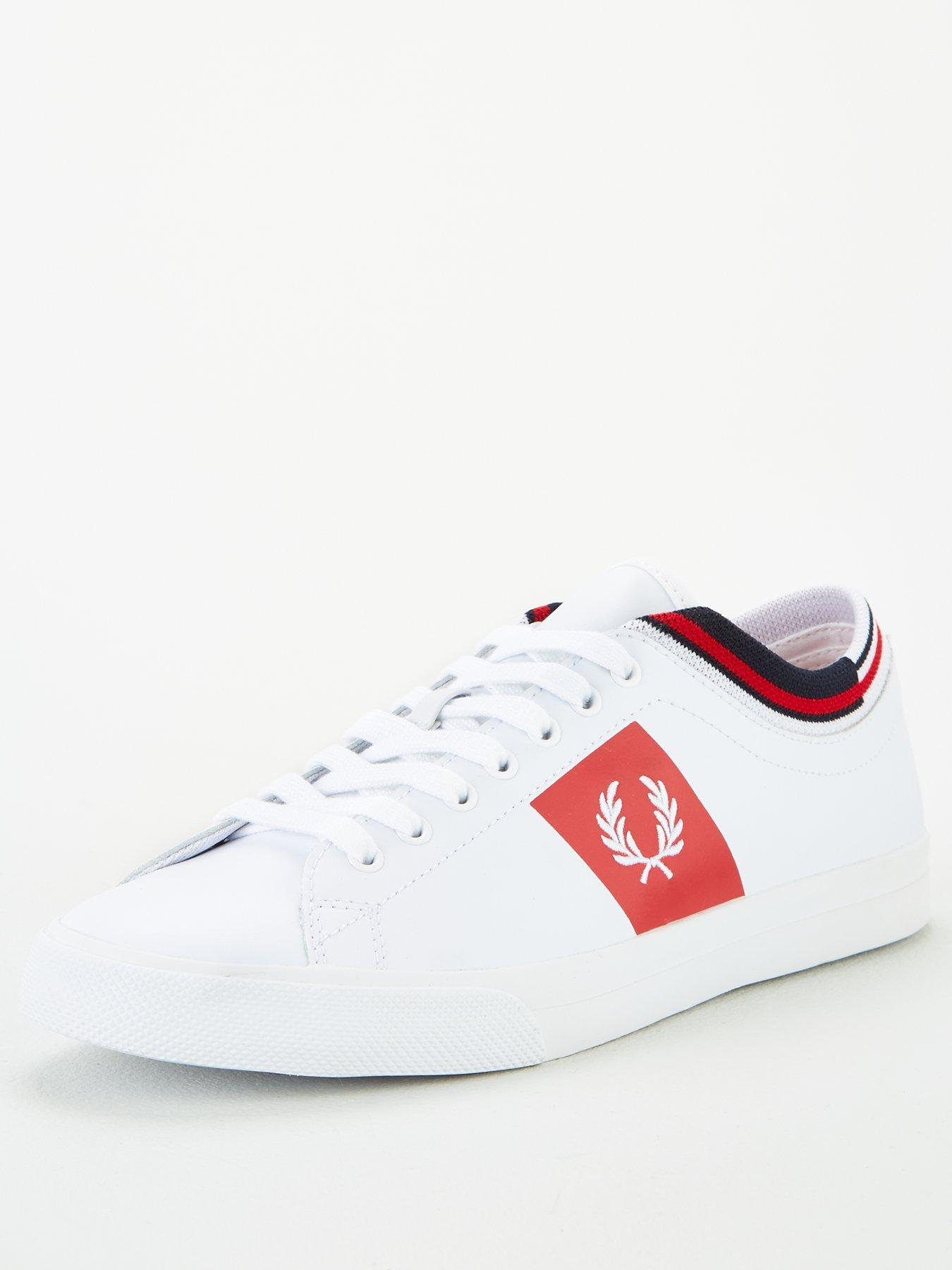 fred perry underspin leather trainers