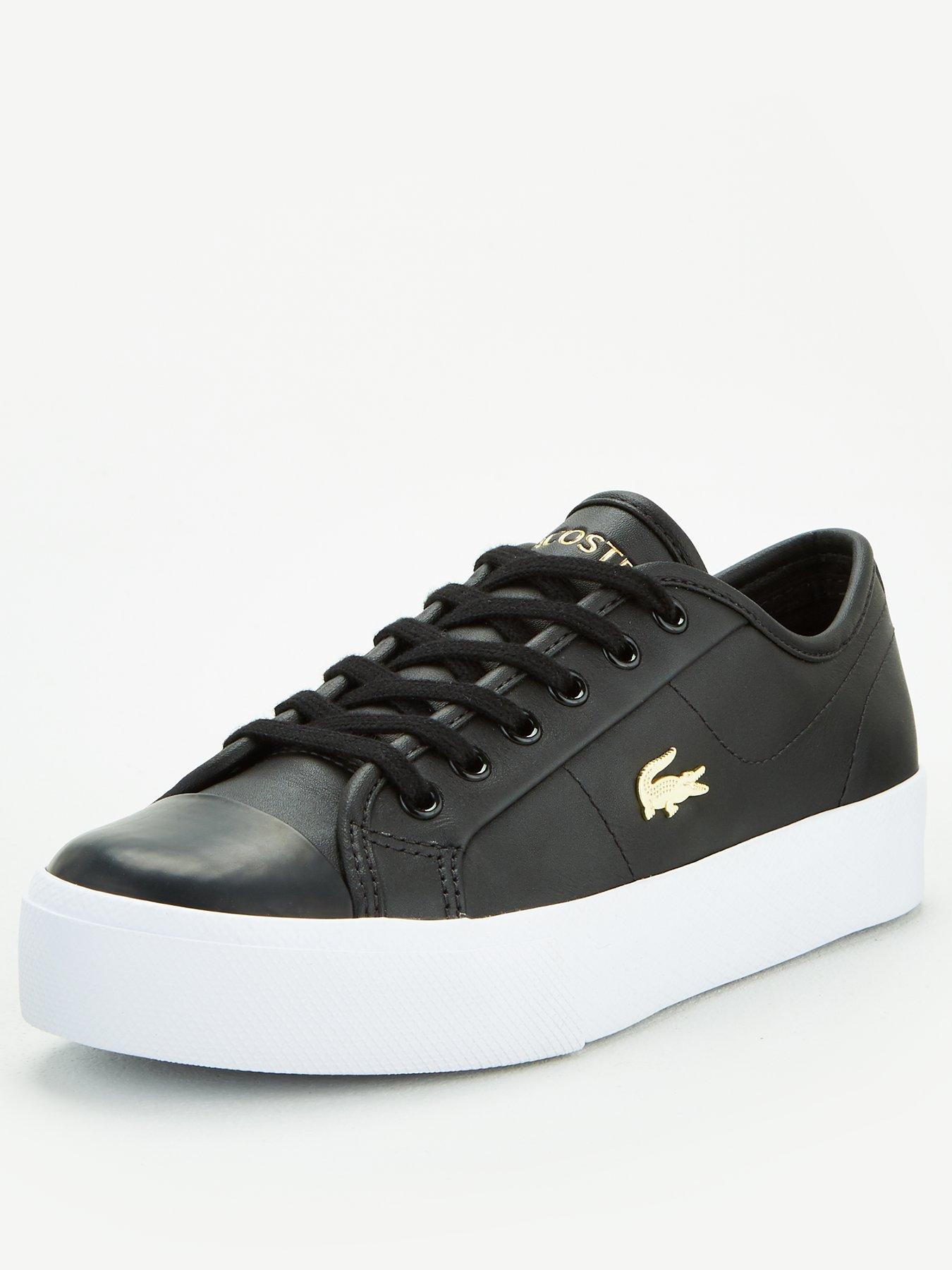 lacoste ziane leather trainers