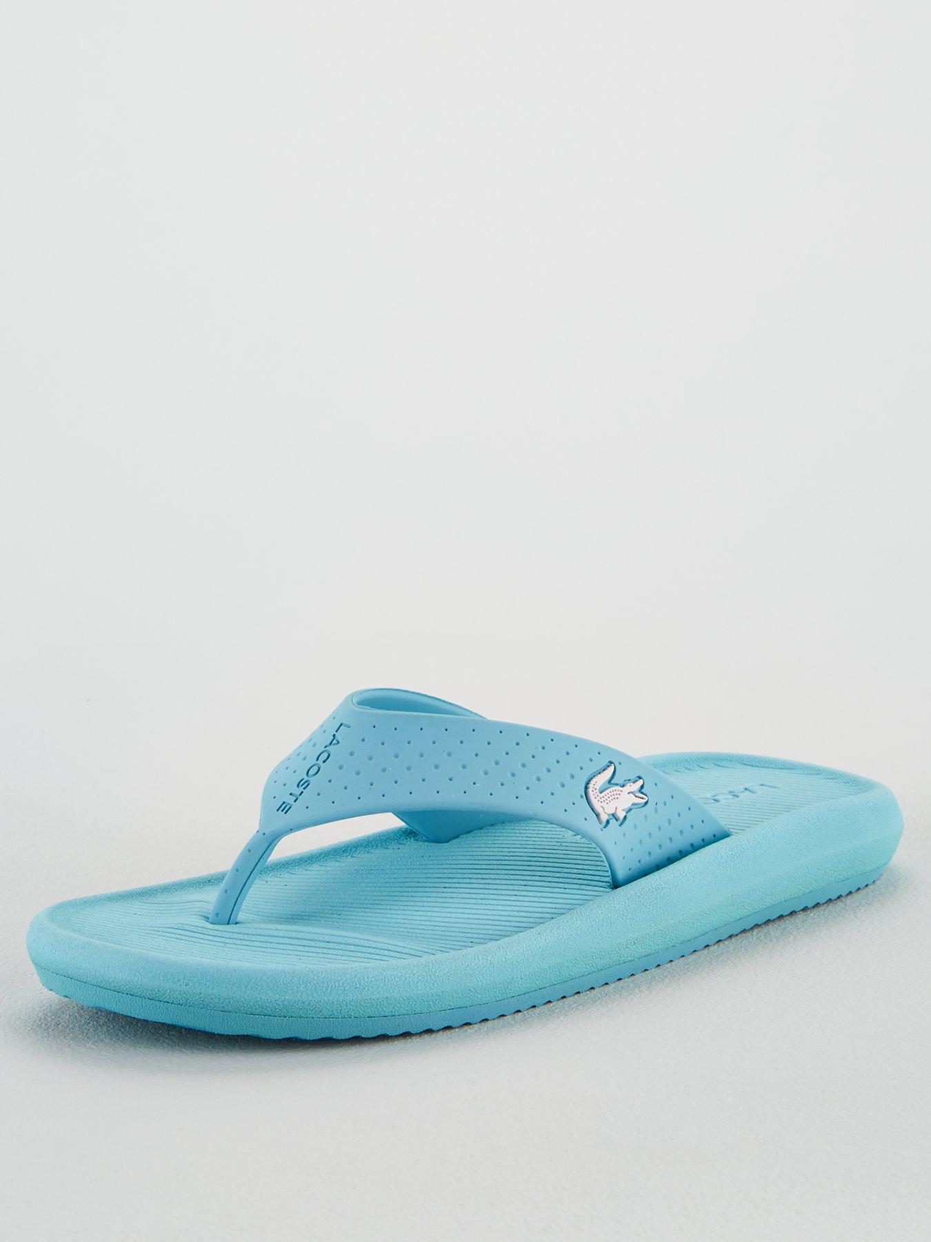 lacoste ladies flip flops