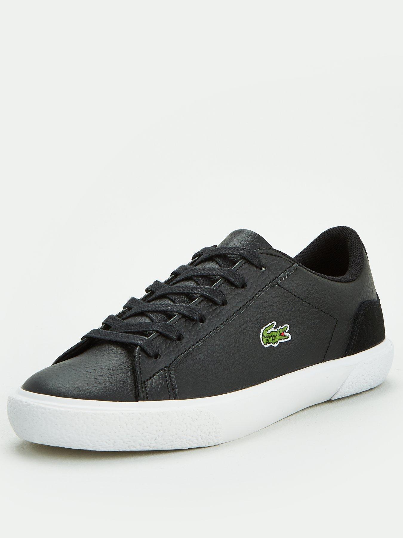 lacoste womens trainers black