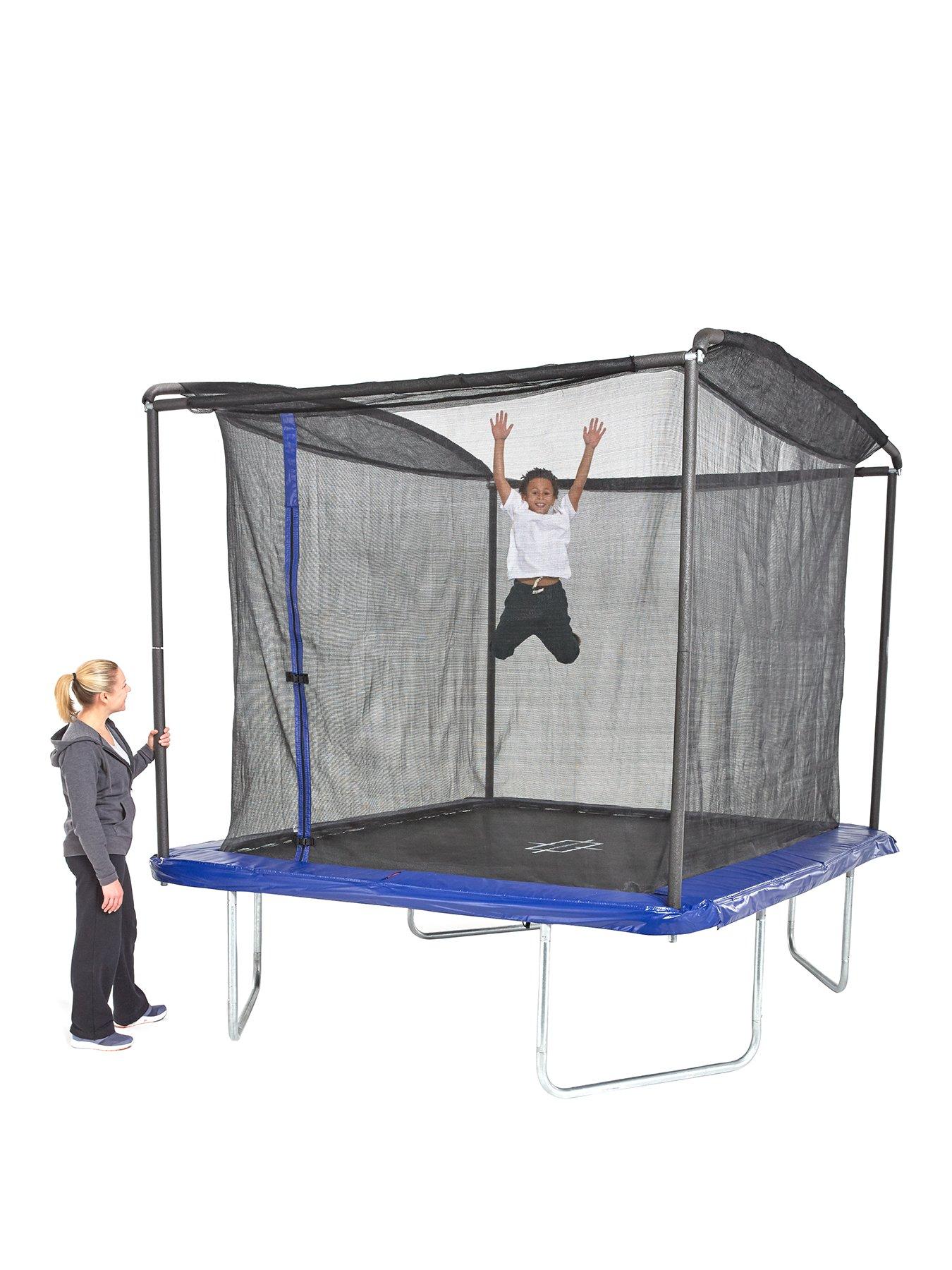 Sportspower 8ft X 6ft Rectangular Trampoline With Easi Store Very Co Uk