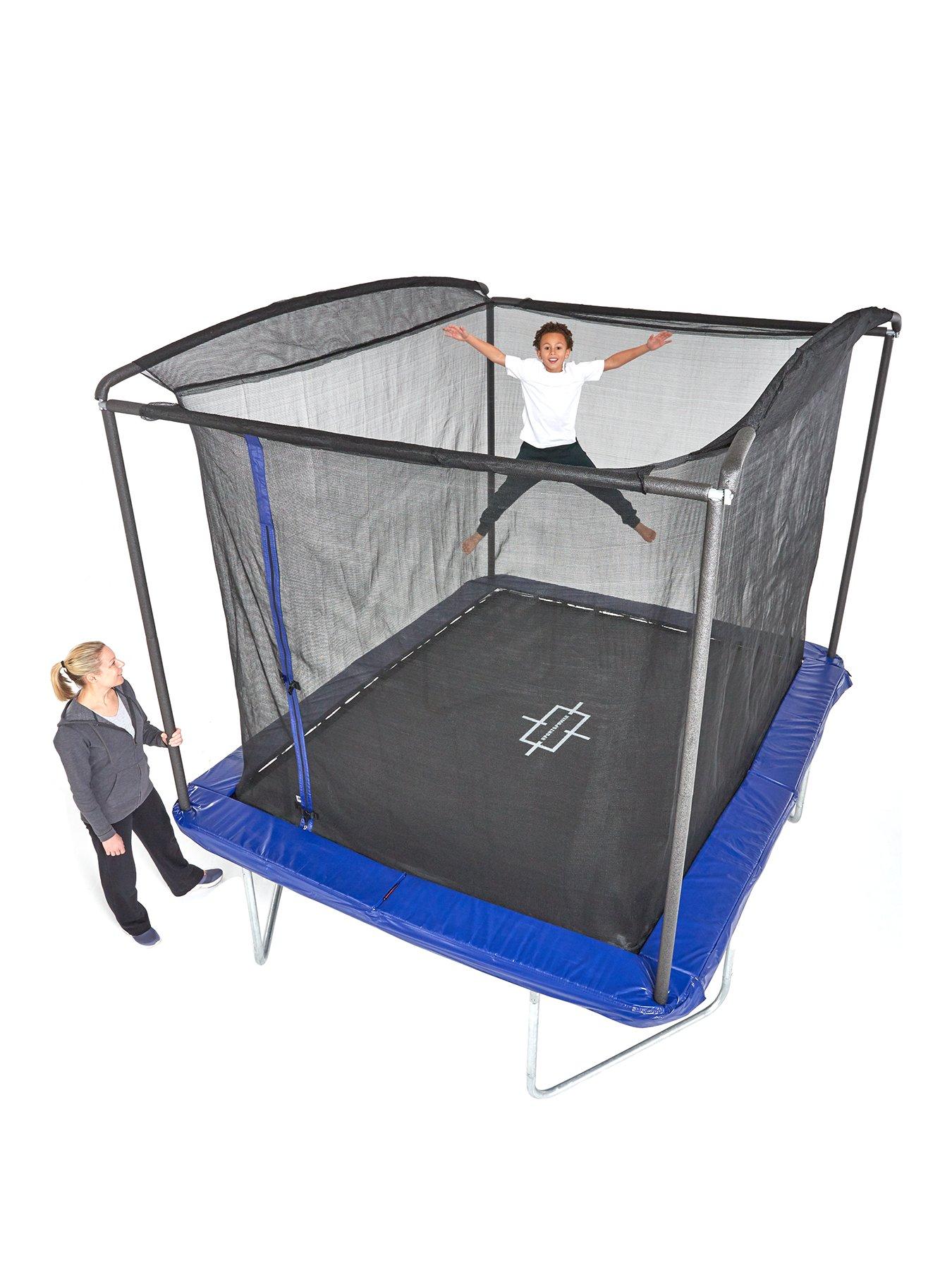 Sportspower 8ft x 6ft Rectangular Trampoline with EasiStore very.co.uk