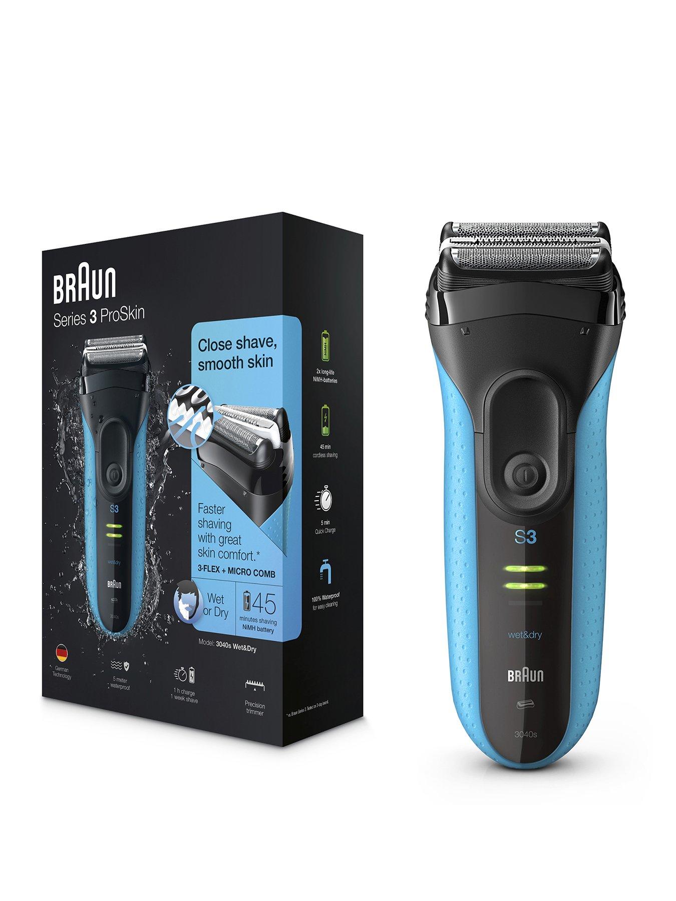 Braun Series 3 340S4 Foil Wet and Dry Shaver | Very.co.uk