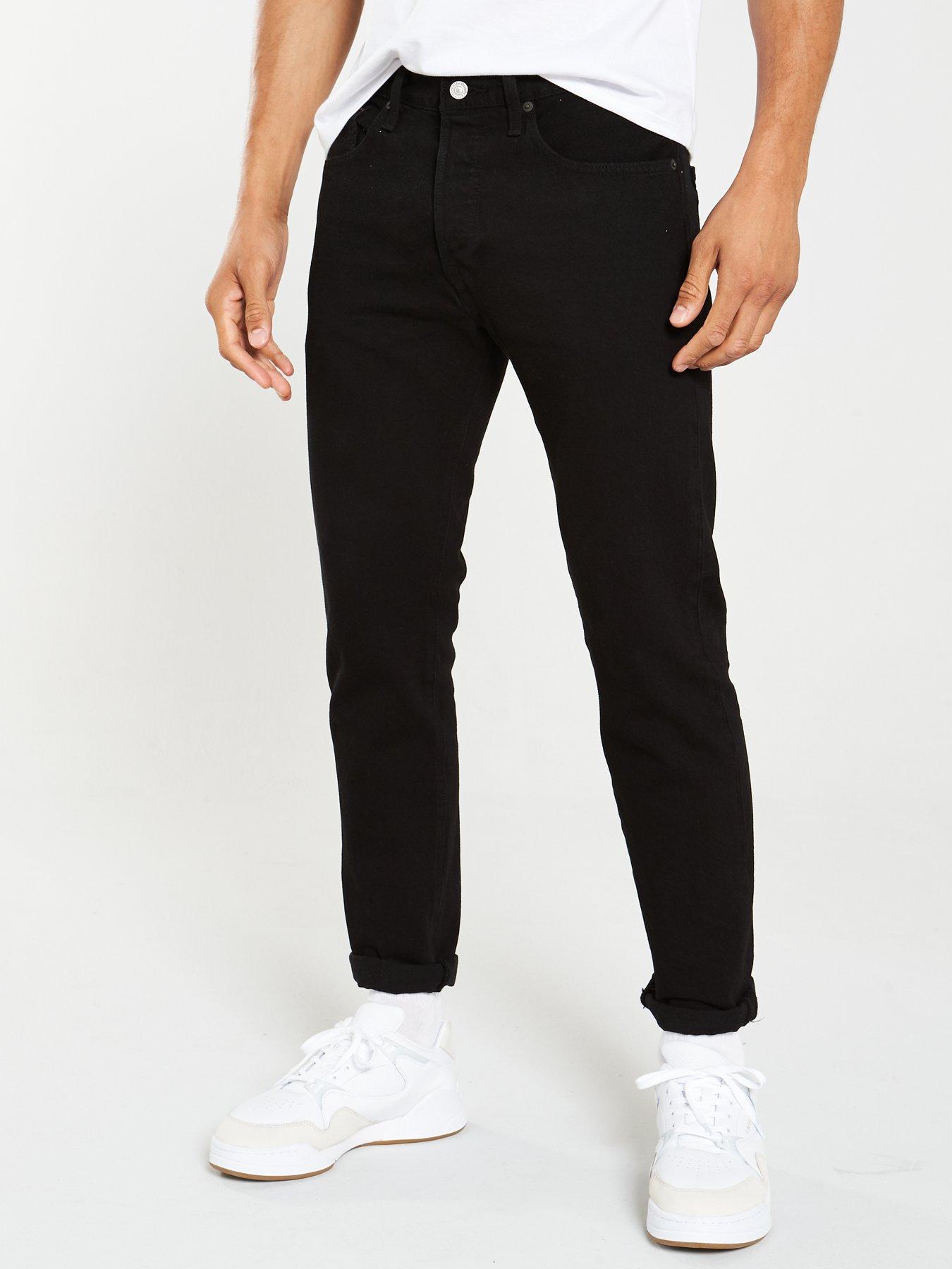 levi's 501 tapered black