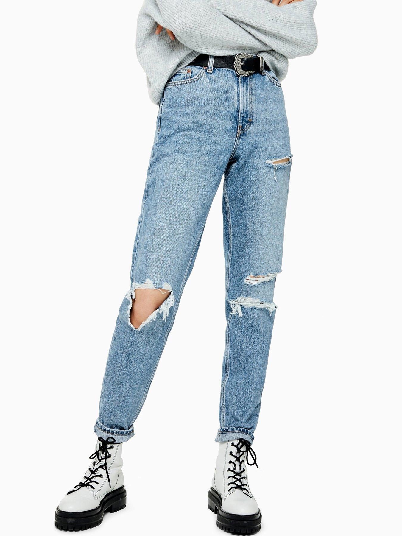 ripped mom jeans uk