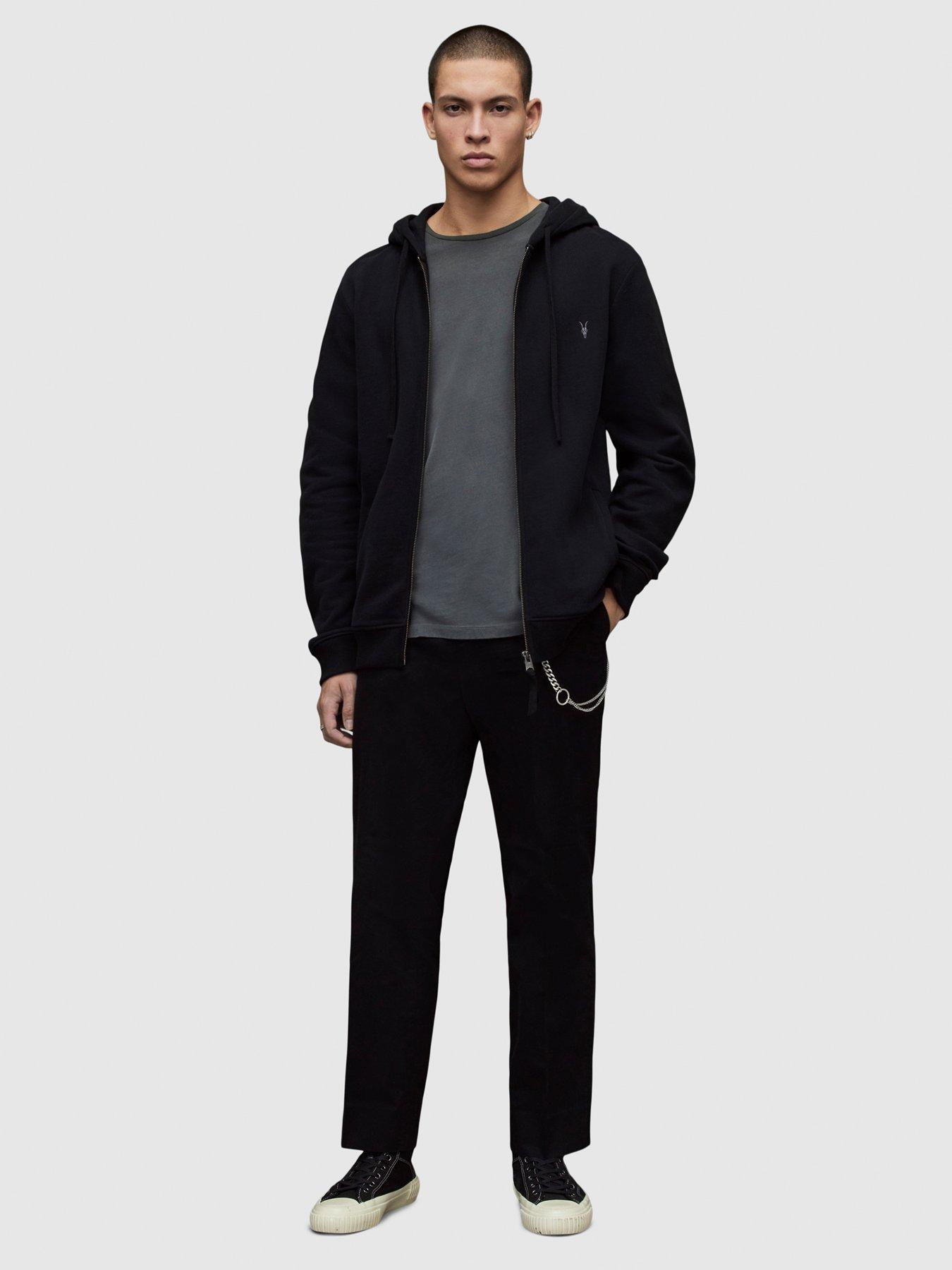 All saints zip on sale hoodie