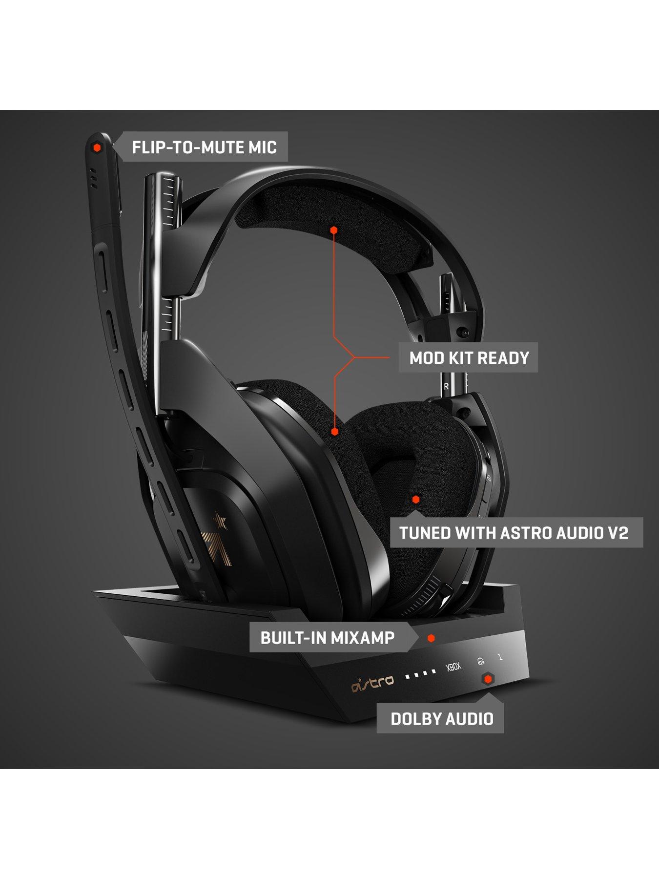 Astro A50 Wireless Gaming Headset Base Station for Xbox One PC Very