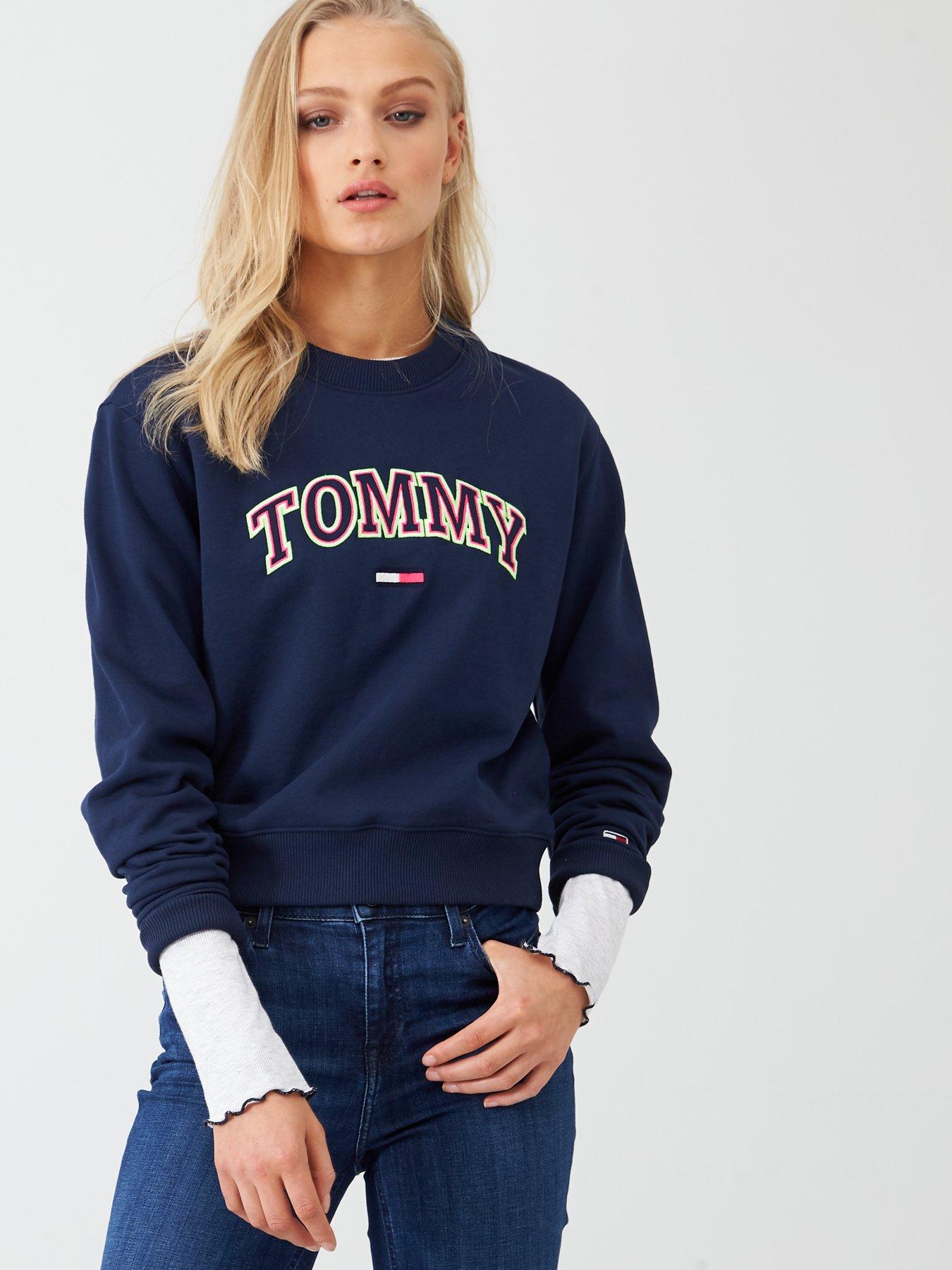 tommy jeans neon sweatshirt