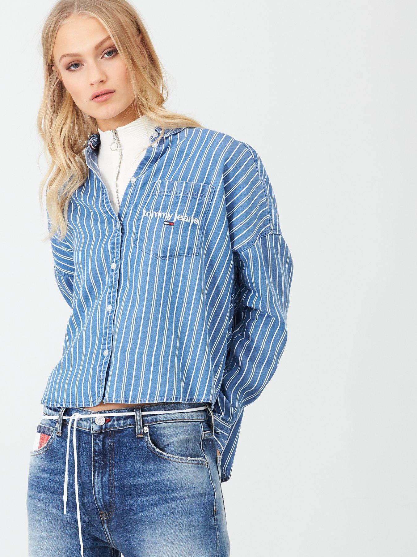 Tommy Jeans Cropped Boxy Stripe Shirt review