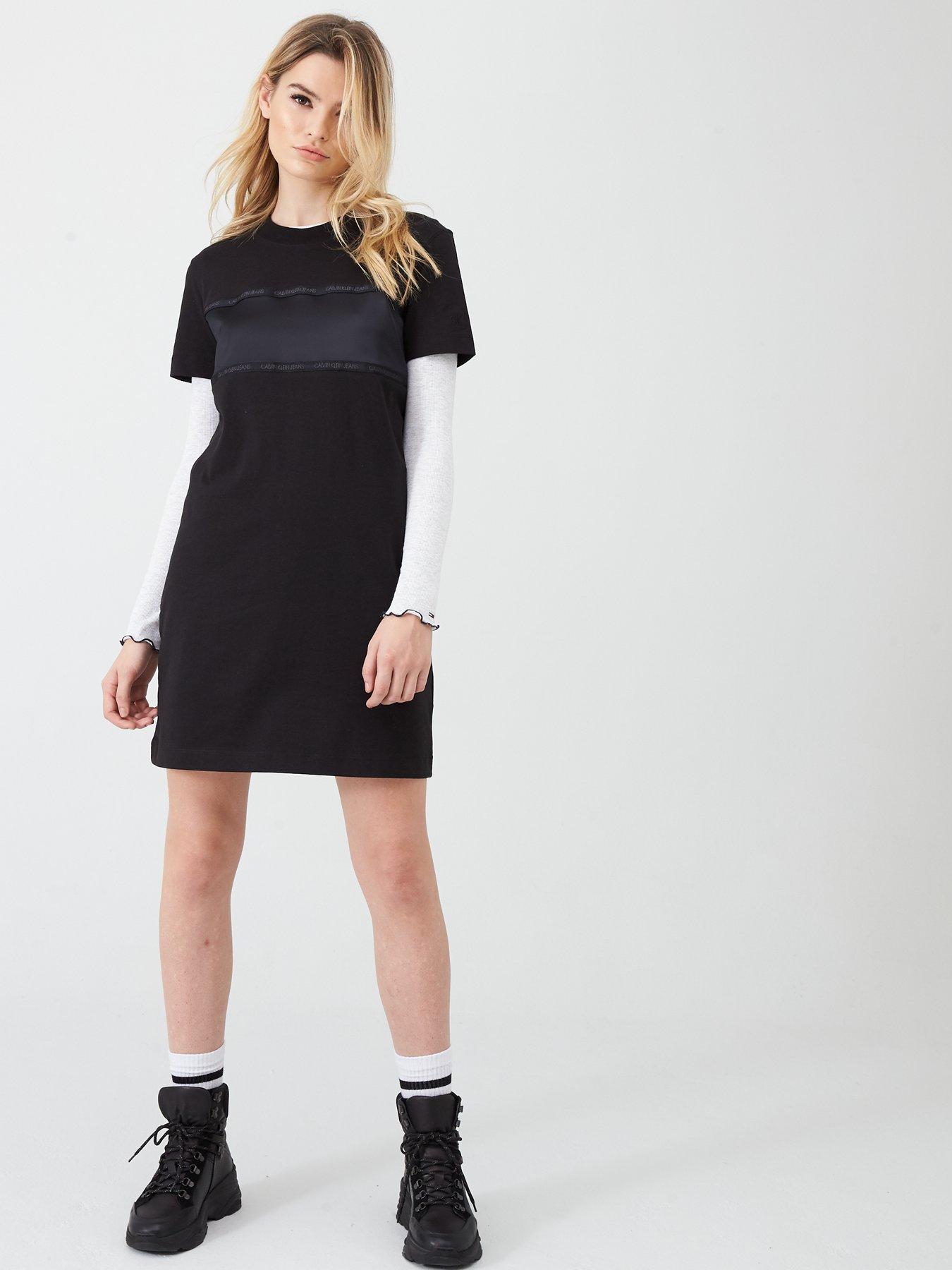 calvin klein jeans dress black