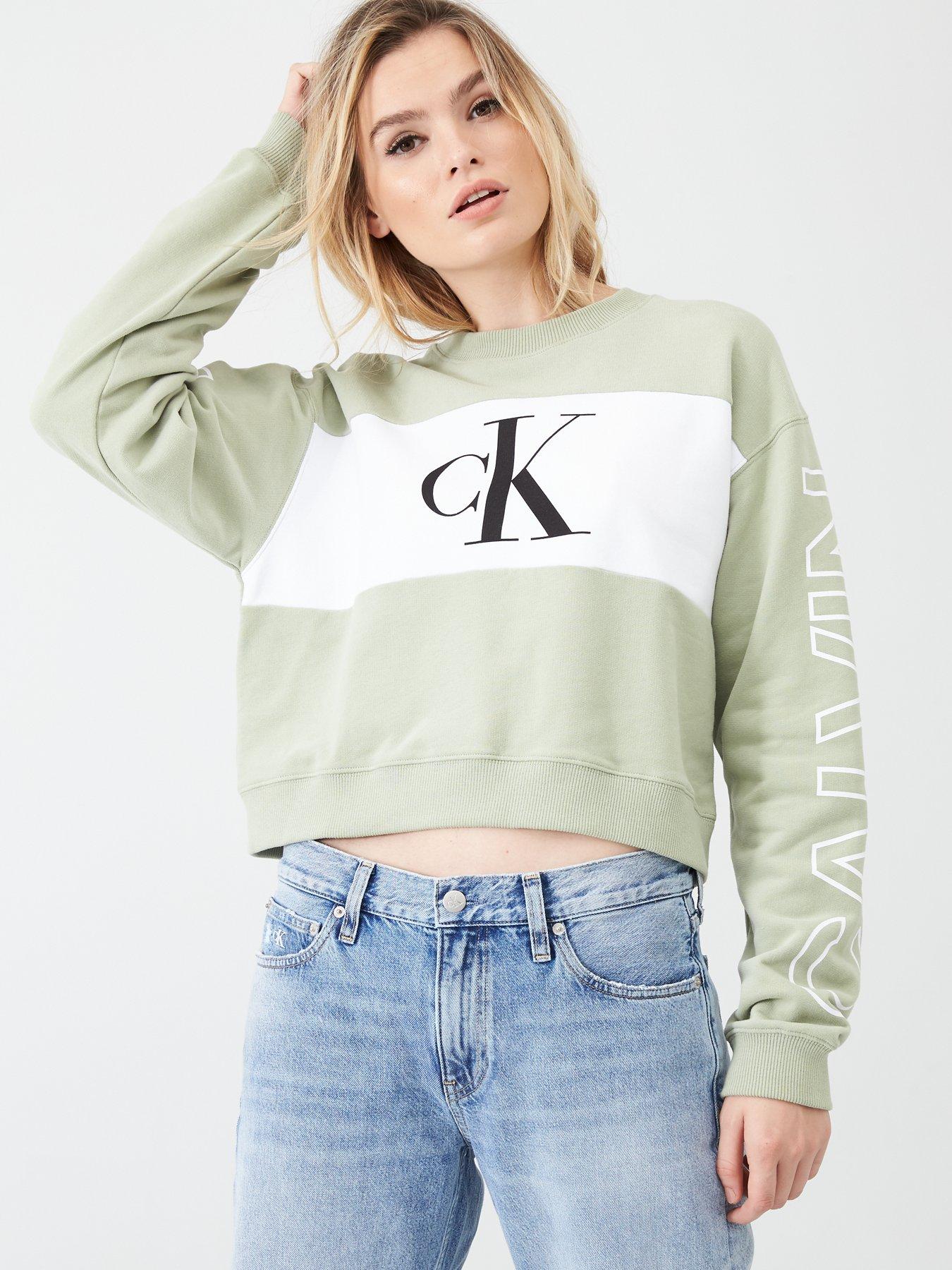 calvin klein jeans crew neck sweatshirt