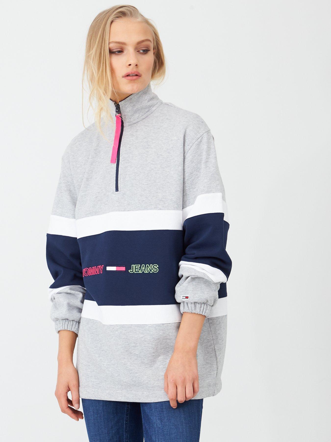 tommy jeans retro mock neck