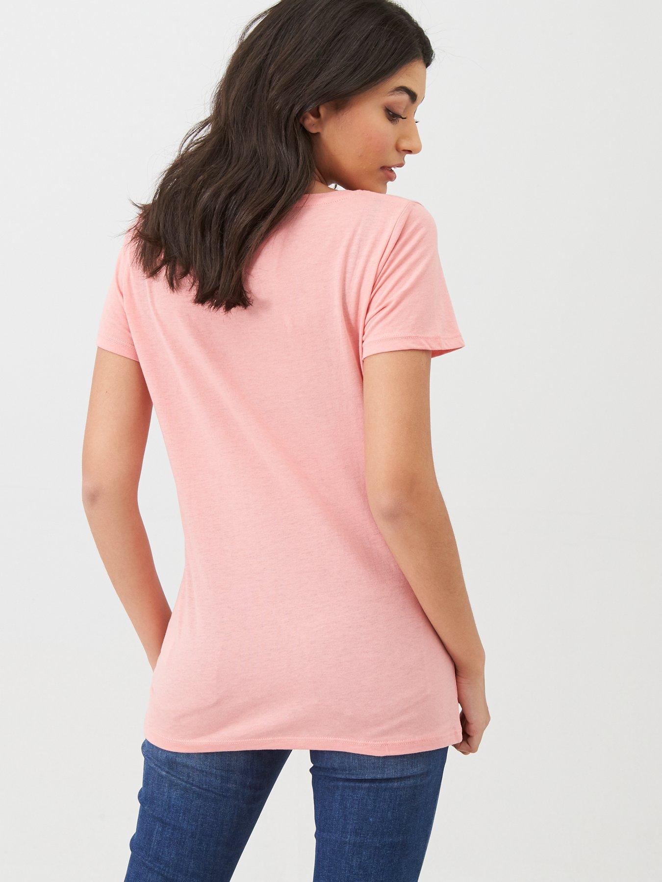 tommy jeans t shirt pink