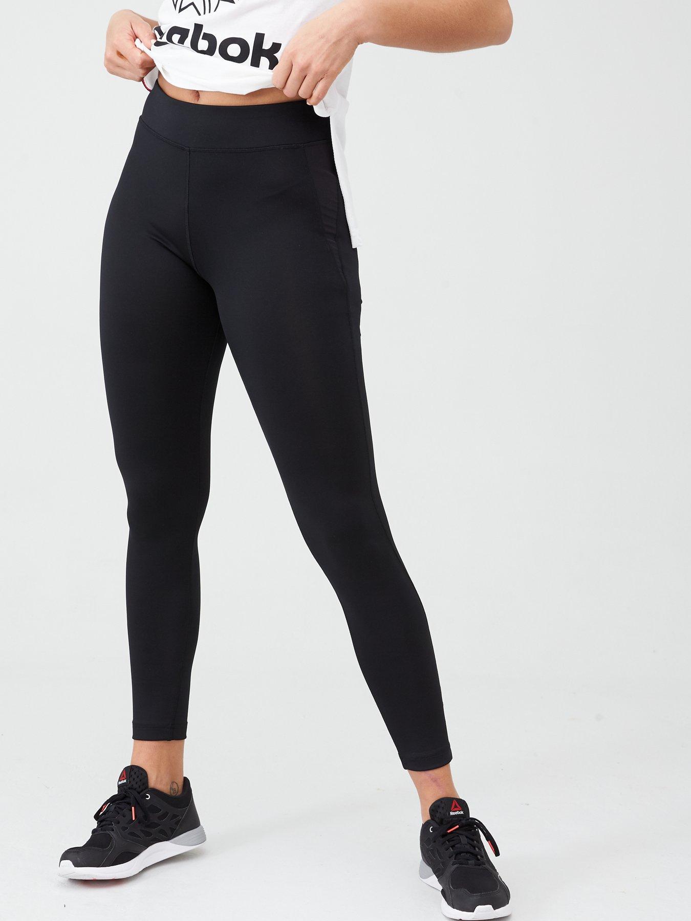 reebok leggings black