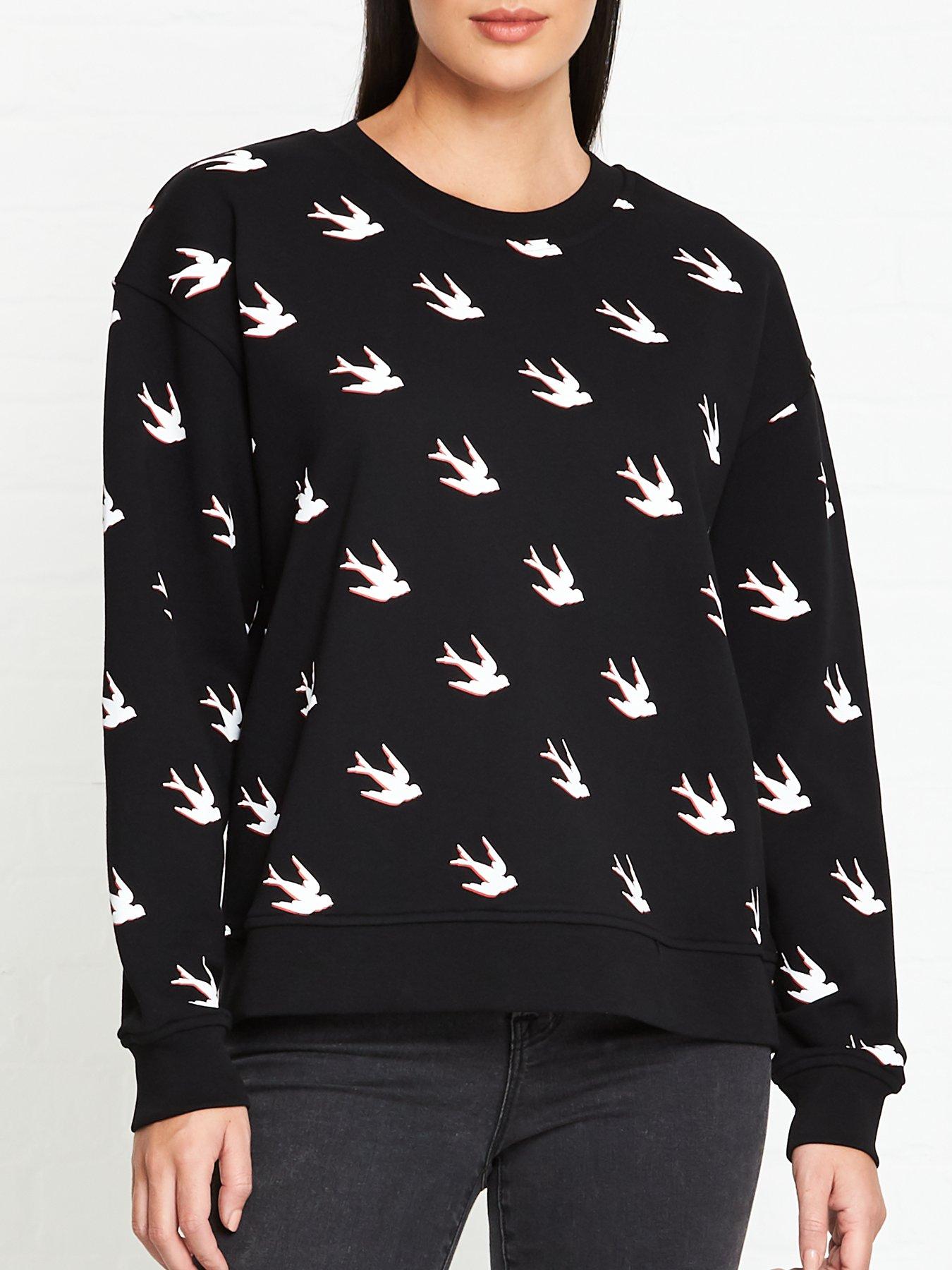 Mcq Alexander Mcqueen Swallow Print Sweatshirt review