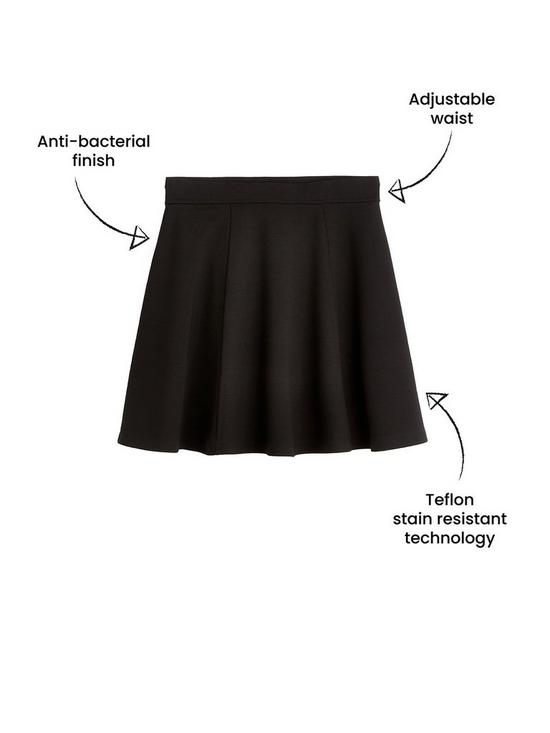 back image of v-by-very-girls-2-pack-classic-pleated-school-skirts-plus-sizenbsp--black