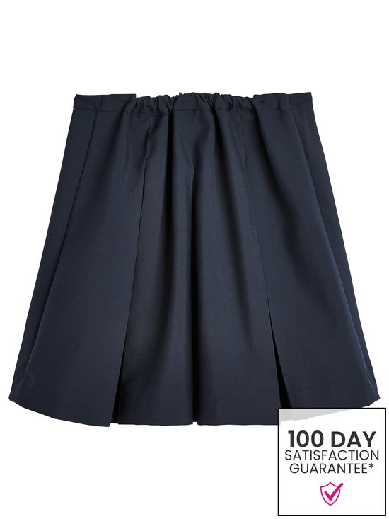 back image of v-by-very-girls-2-pack-classic-pleated-school-skirts-plus-sizenbsp--navy