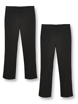 v-by-very-girls-2-pack-woven-school-trouser-plus-sizenbsp--black