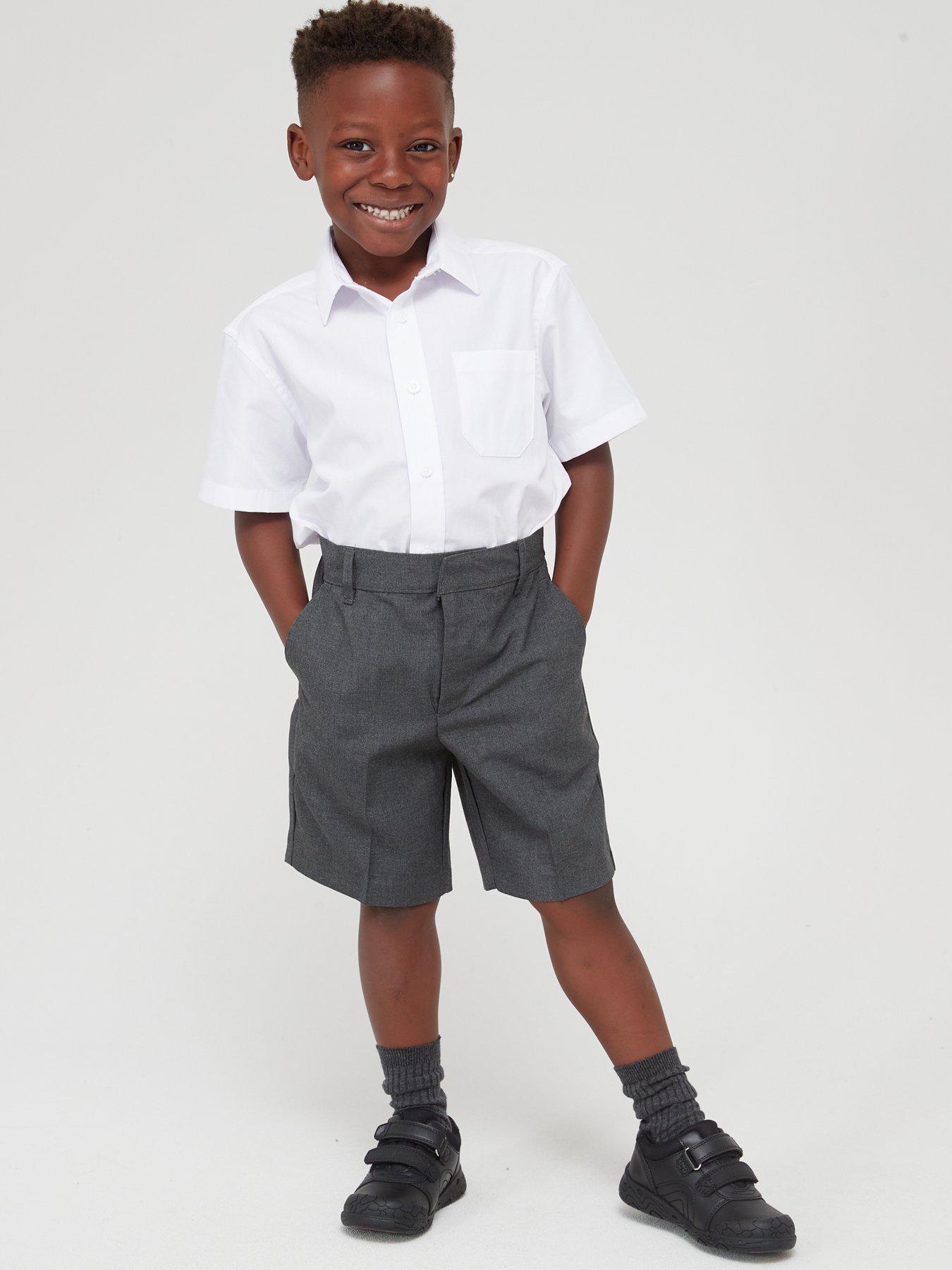 everyday-boys-2-pack-schoolnbspshorts-grey