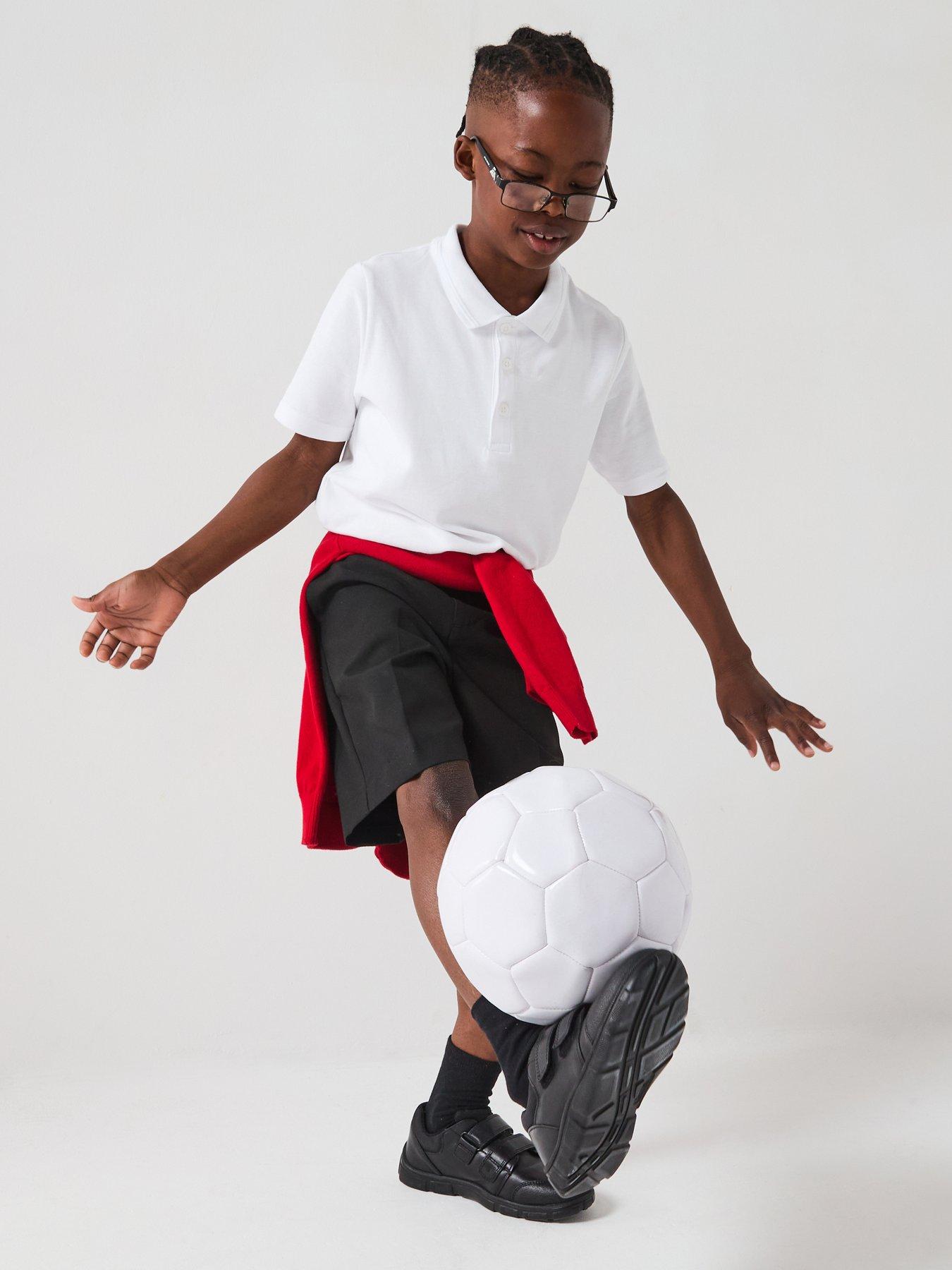 Image 6 of 6 of Everyday Boys 2 Pack&nbsp;School Shorts - Black