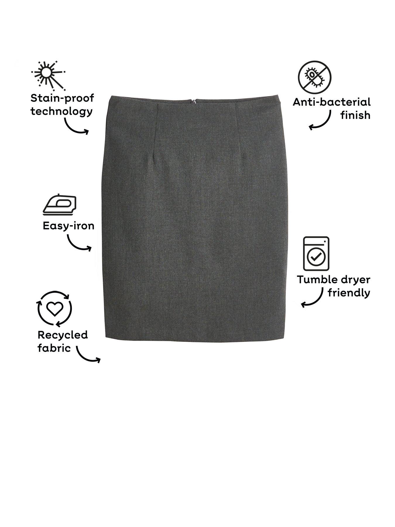 Grey jersey pencil school skirt hotsell