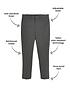  image of v-by-very-boys-2-packnbspskinny-fit-school-trousers-grey