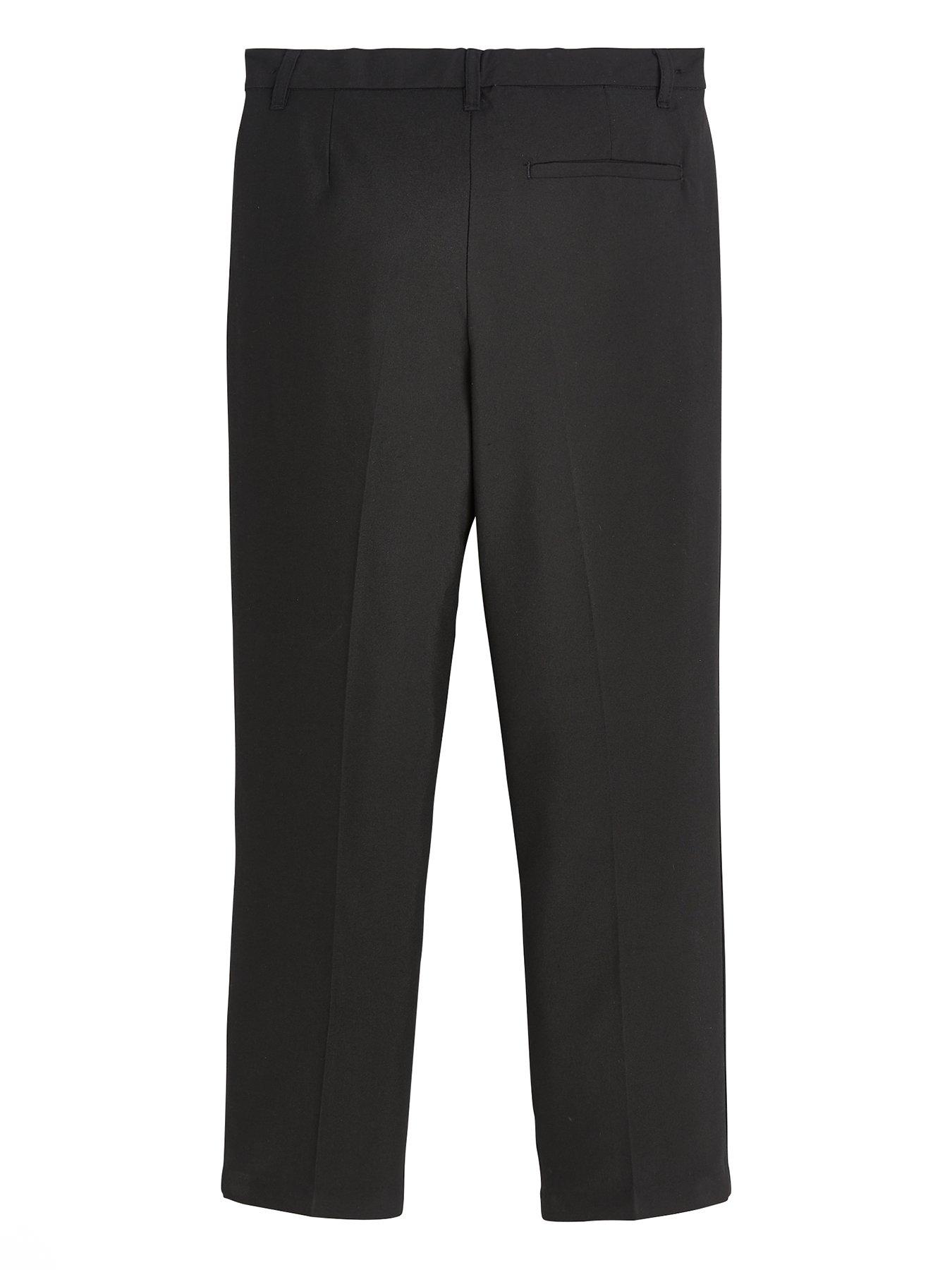 Image 2 of 5 of V by Very Boys 2 Pack Regular Leg School Trousers - Black