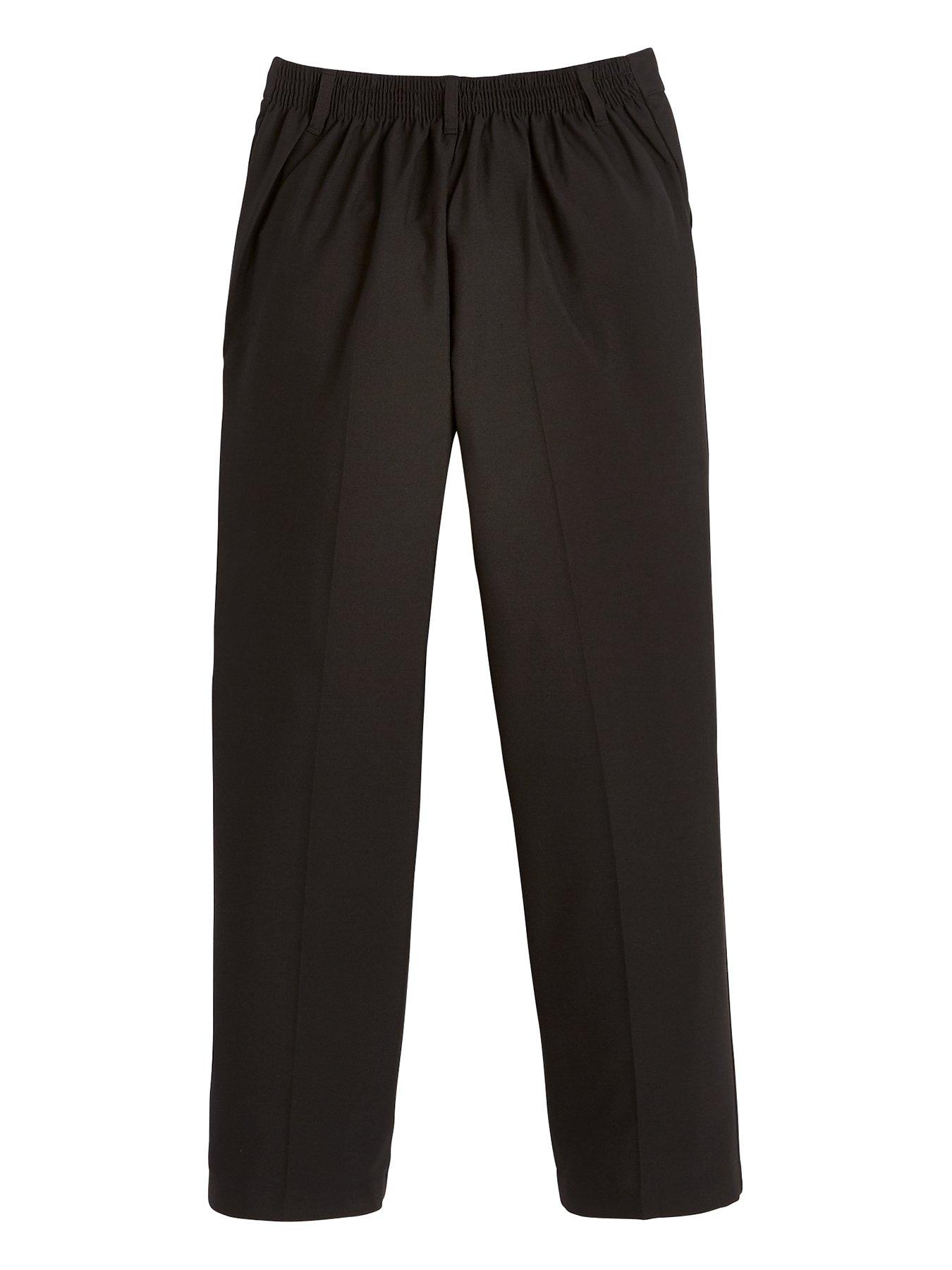 Image 3 of 6 of Everyday Boys 2 Pack&nbsp;Pull On School Trousers - Black