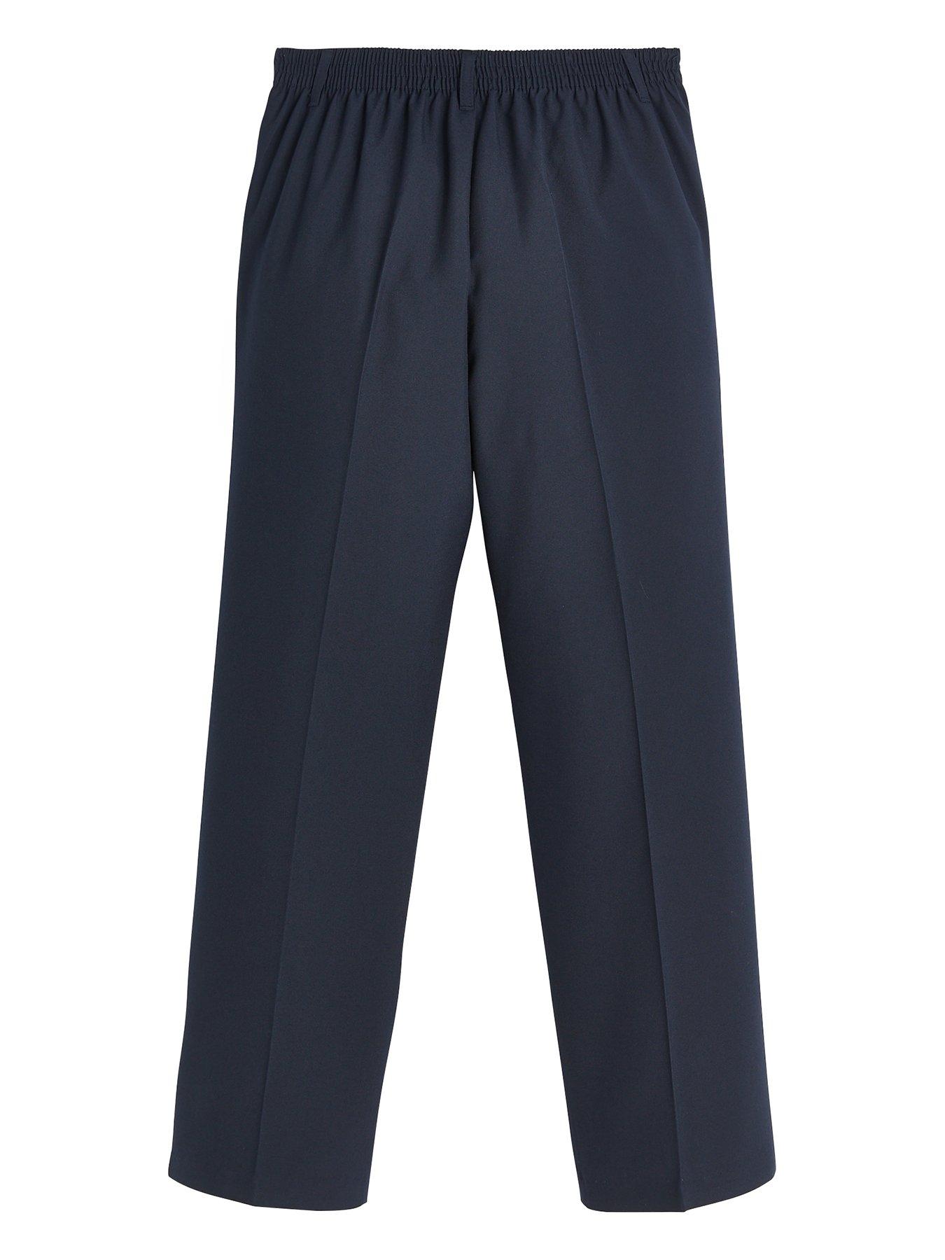 Image 3 of 6 of The Very Collection Boys 2 Pack&nbsp;Pull On School Trousers - Navy