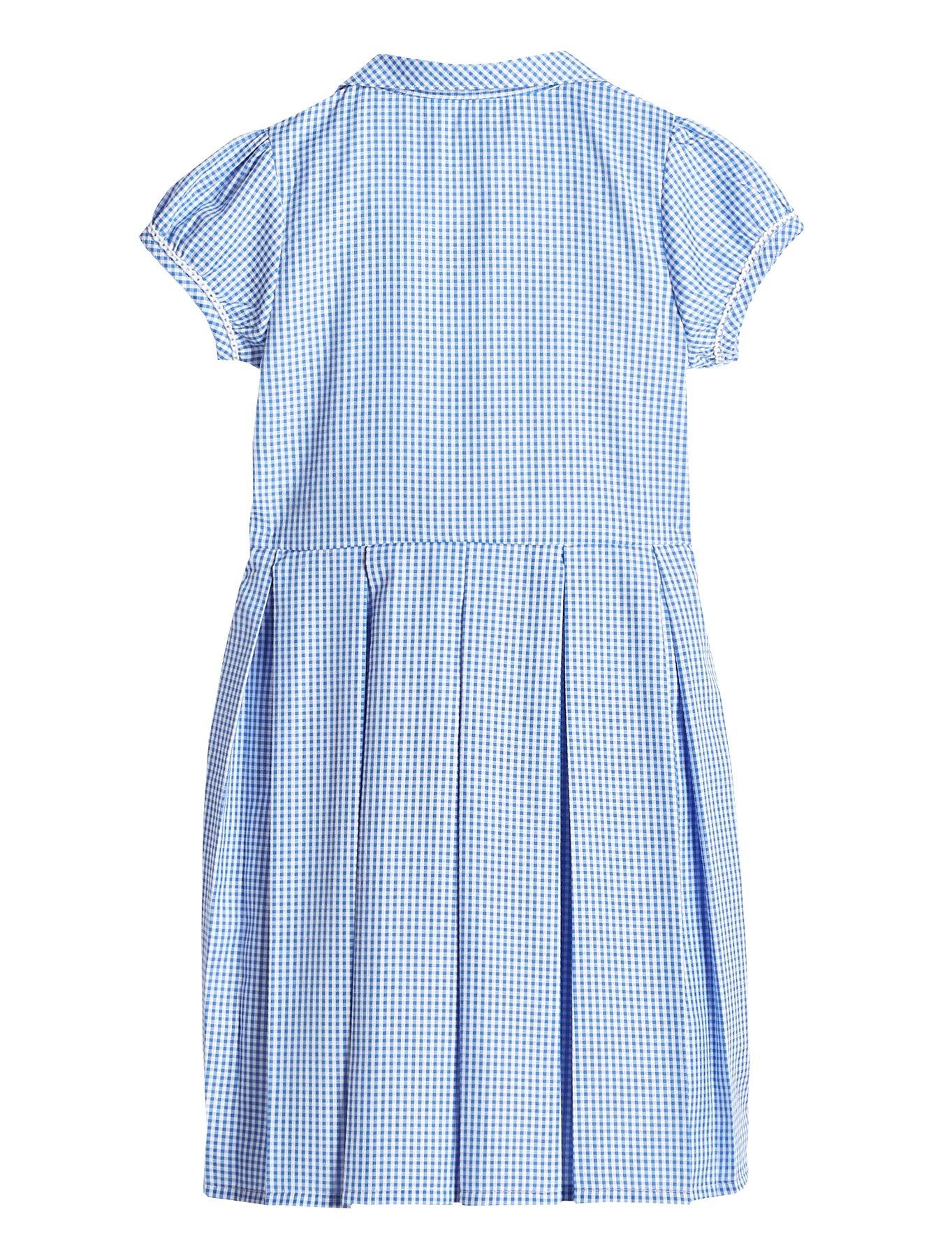 Royal blue 2025 gingham school dress