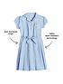  image of v-by-very-girls-2-pack-traditional-gingham-school-summernbspdress-blue