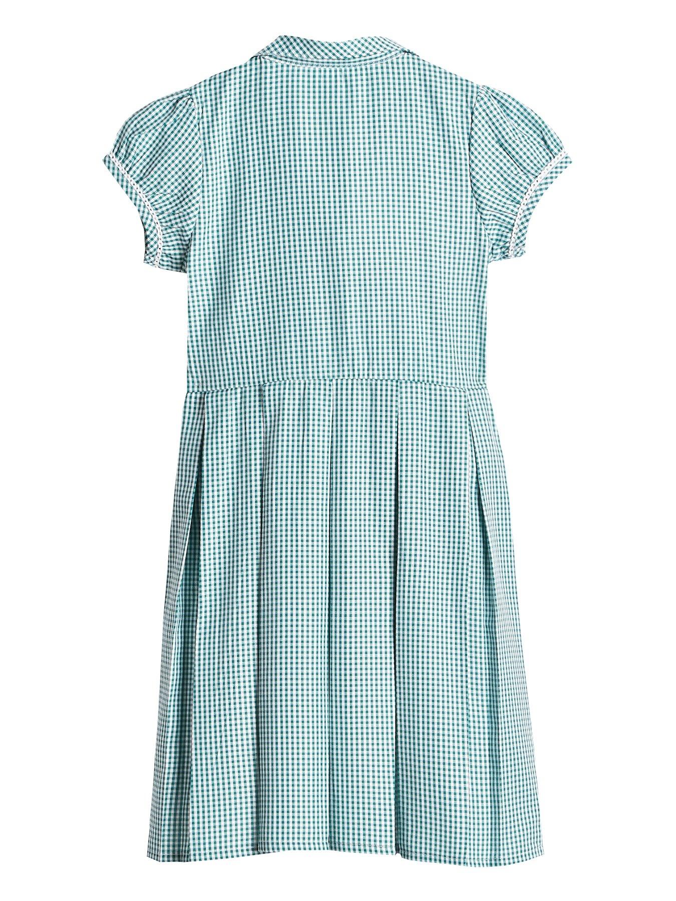 Green summer cheap school dress