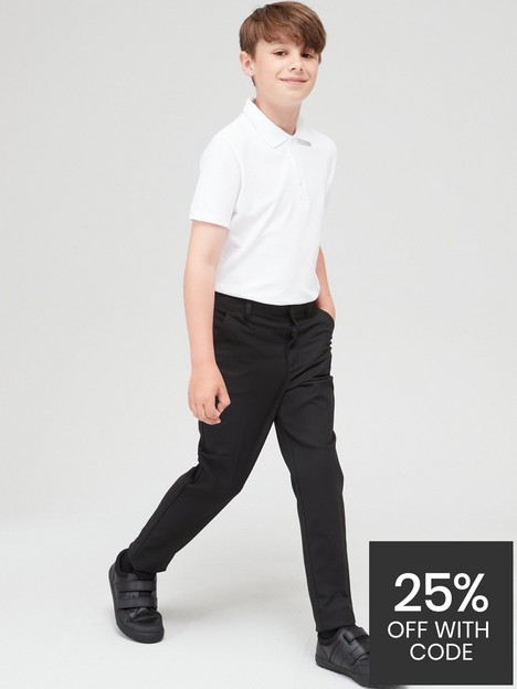everyday-boys-2-packnbspskinny-fit-school-trousers-black