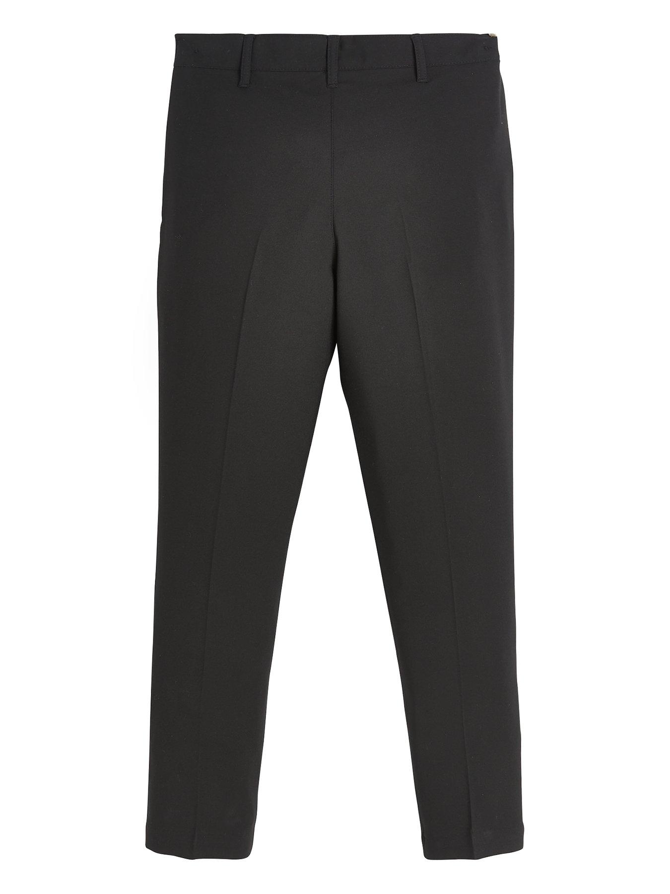 Image 3 of 7 of Everyday Boys 2 Pack&nbsp;Skinny Fit School Trousers - Black