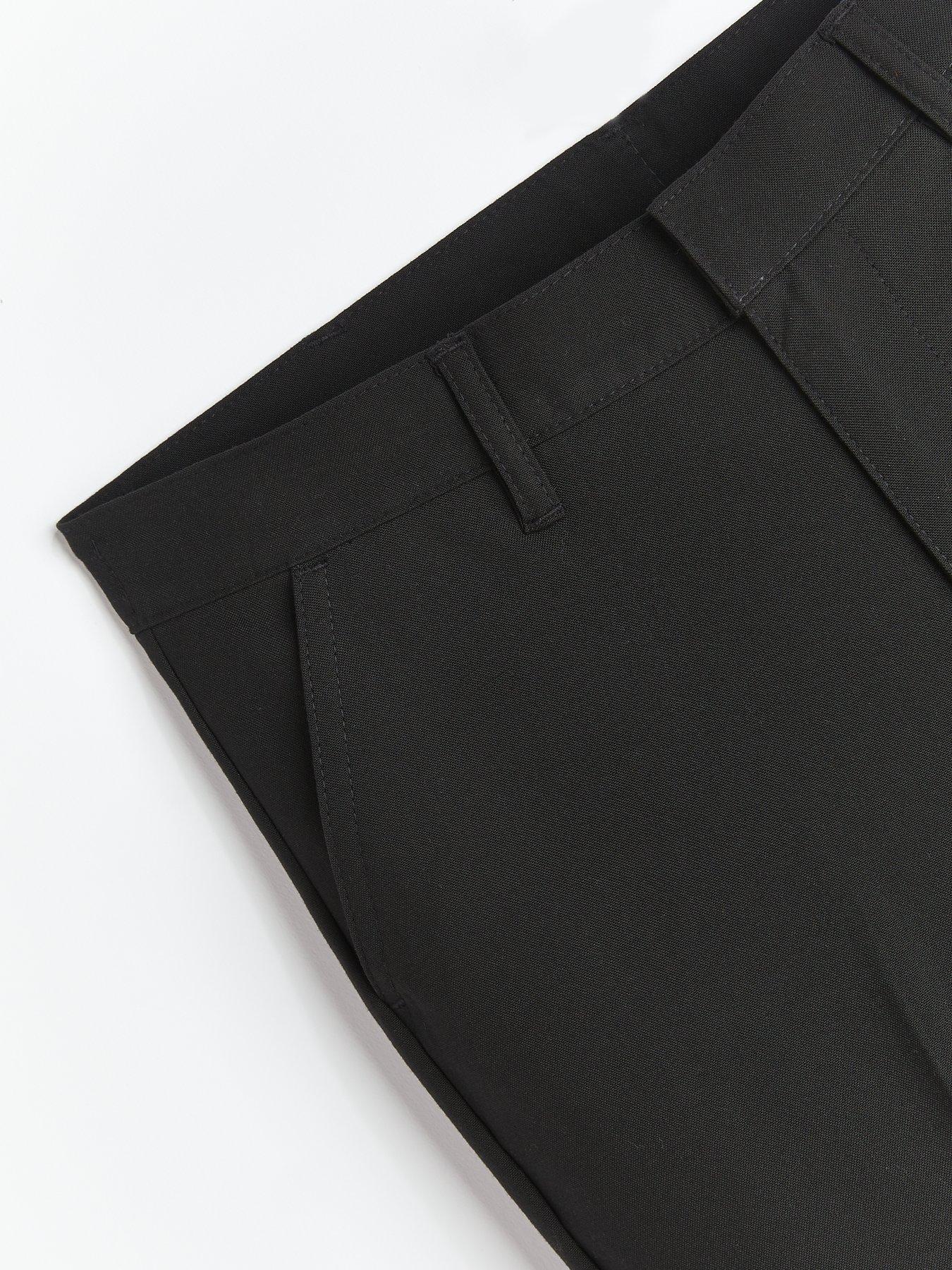 Image 5 of 7 of Everyday Boys 2 Pack&nbsp;Skinny Fit School Trousers - Black